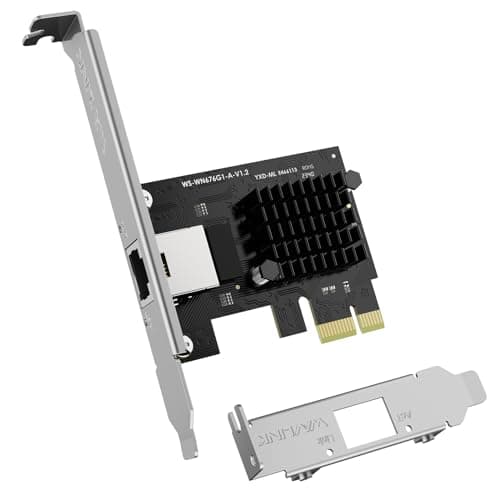 Image of WAVLINK 2.5G Base-T PCIe Network Card, 2500/1000/100Mbps PCI Express Ethernet Adapter with RTL8125B, 2.5G NIC for Windows 11/10/8/8.1/7 & Linux with Low Profile Bracket