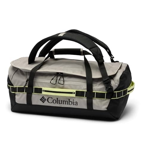 Image of Columbia Unisex Landroamer 40L Duffel, Duffle Bag, Flint Grey/Black/Citron Haze, One Size