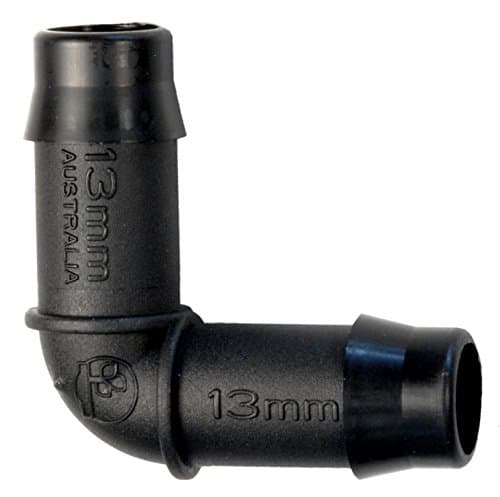 Image of 13mm Elbow Barbed Connector for irrigation/Hydroponics Pipe/Tube Antelco, Pack of 5