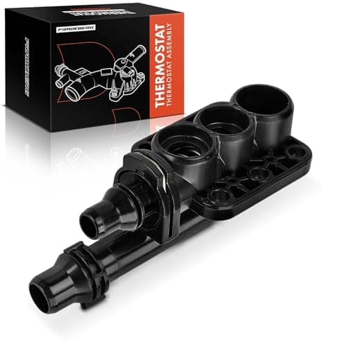 Image of Frankberg Engine Coolant thermostat Housing 82°C Compatible with 5 Series E60 5 Series Touring E61 7 Series E65 E66 E67 6 Series E63 6 Series Cabriolet E64 Replace# 17217559962