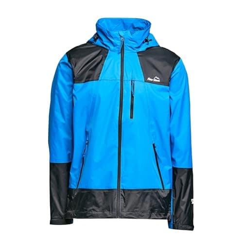 Image of Peter Storm Mens Torrent III Waterproof Jacket with Rollaway Hood, Breathable, Lightweight & Packable Raincoat, Ideal for Commuting (UK, Alpha, L, Regular, Regular, Blue)