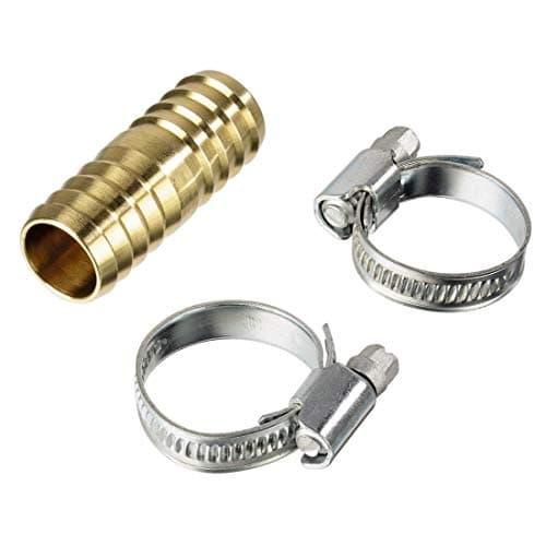 Image of Xavax Brass Connector for Washing Machine/Dishwasher Outlet Hose | Drain Hose Connector