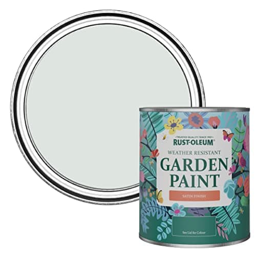 Image of Rust-Oleum Grey Mould-Resistant Garden Paint In Satin Finish - Library Grey 750ml