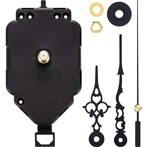Image of Hicarer Pendulum Clock Movement Quartz DIY Movement Kits Replacement Pendulum Clock Movement Mechanism (Shaft Length 0.79 Inch)