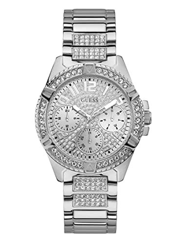 Image of GUESS Women Analog Quartz Watch with Stainless Steel Strap U1156L1