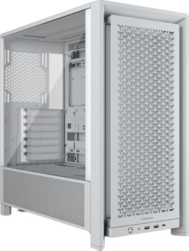 Image of CORSAIR FRAME 4000D Modular Mid-Tower ATX PC Case – High Airflow, InfiniRail™ Fan Mounting System, Dual 360mm Radiator Support, ASUS BTF, MSI Project Zero, Gigabyte Project Stealth – White