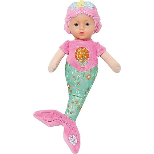 Image of BABY Born Mermaid For Babies 832288 - 30cm Doll with Super Soft Fabric Body For New-born Babies and Infants - Washable at 30°C - Suitable from Birth