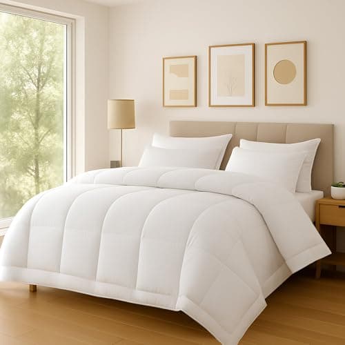 Image of Pamposh Single Duvet 10.5 Tog Pack Of 2 All Year Round - Anti Allergy Premium Microfiber Coverless Duvet Single - Lightweight, Breathable, Ultra Soft Quilt, Machine Washable, Designed In UK