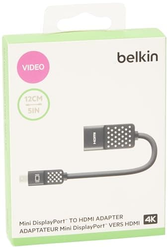 Image of Belkin F2CD079BT-A Mini DisplayPort to HDMI HDTV 4K 12cm Black