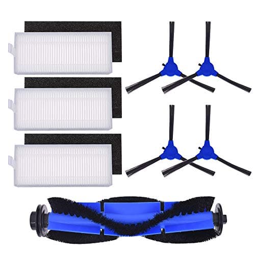 Image of Neutop Replacement Parts for eufy RoboVac 11S, 15T, 30, 30C, 15C, 12, 25C, 35C, Robot Vacuum Accessories with 1 Rolling Brush 3 Filter Sets 4 Side Brushes