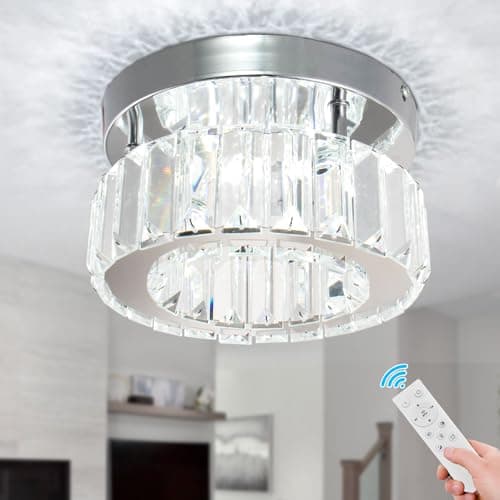 Image of FRIXCHUR LED Ceiling Light, Modern Flush Mount LED Light Fixture,Dimmable Ceiling Lamp for Hallway, Bedroom, Kitchen, Living & Dining Room (Dimmable)