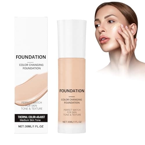 Image of FunnAura 30ML Colour Changing Foundation Long Lasting Dewy Finish for Fits Skin Hydrati