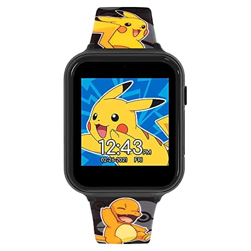 Image of Pokemon Kids Black Smart Watch POK4231