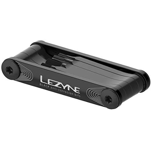 Image of LEZYNE V-Pro Cycling Multi Tool - Stealth, V Pro 7 / Trail Function Folding Workshop Maintenance Safety Emergency Bike Ride Cycle Mountain Road Torx Hex Wrench Philips Screwdriver Key Accessories