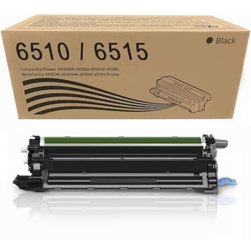 Image of 6510/6515 Black Drum Unit Replacement for Xerox 108R01420 Drum Unit for Xerox Phaser 6510 WorkCentre 6515 Printer Drum (48,000 Page Yield)