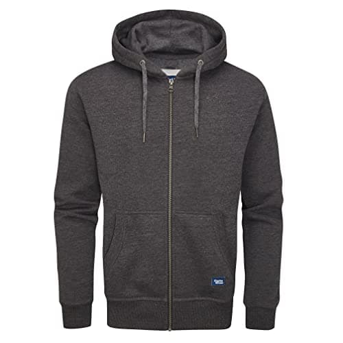 Image of Charles Wilson Men's Full Zip Midweight Hoody (S, Charcoal Melange (0822))