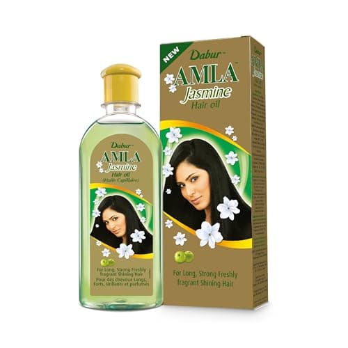 Image of Dabur Amla Jasmine Oil - 200ml, Goodness of Real Amla, For Long, Strong Freshly Fragrant Shinning Hair, Eliminate Frizz & Promote Healthier & Softer Hair