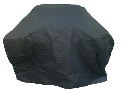 Image of CHARLES BENTLEY Universal Gas Charcoal Premium BBQ Cover, Waterproof Finish, Heavy Duty, Fastener Straps, Rip Proof, Polyester Canvas Medium 3-4 Burner BBQ (120x114x61.5cm)