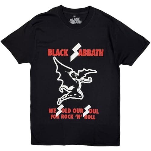 Image of Black Sabbath Men's Sold Our Soul T - Shirts, Black, XX-Large