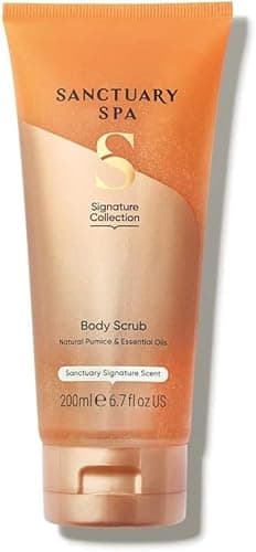Image of Sānctuary Spa | Signature Collection - Body Scrub with Natural Pumice and Essential Oils | Gently Exfoliates Skin with Natural Pumice to Remove Dead Skin Cells | 200mL