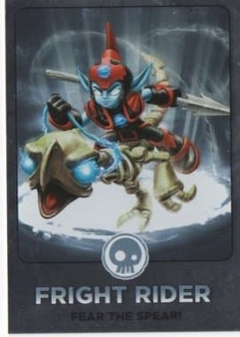 Image of Skylanders Giants No. 143 FRIGHT RIDER - Series 2 and New Characters Individual Trading Card