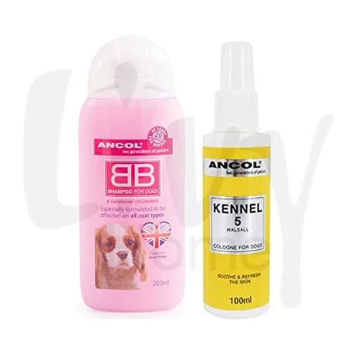 Image of Ancol Baby Powder Scent Dog Shampoo & Kennel 5 Cologne Perfume Scent Set