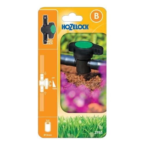 Image of Hozelock MICRO Flow Control Valve 1/2" / 12.5mm Pack of 2