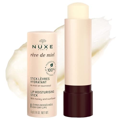 Image of Nuxe Reve de Miel Lip Moisturising Stick 4g, Nourishing Lip Balm Stick, Hydrates, Repairs & Protects Dry Lips, With Honey’s Softening Properties, Vegan Formula