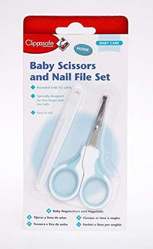 Image of CLIPPASAFE Baby Nail Scissors & File Set