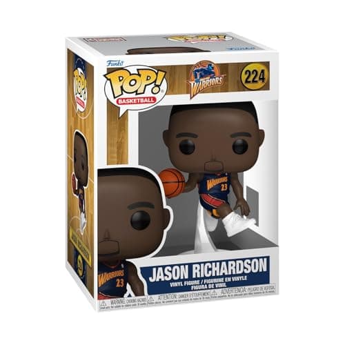 Image of Funko Pop! NBA: Warriors - Jason Richardson - NBA Legends - Collectable Vinyl Figure - Gift Idea - Official Merchandise - Toys for Kids & Adults - Sports Fans - Model Figure for Collectors