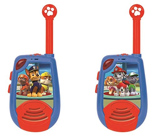 Image of Lexibook Paw Patrol Chase Walkie-talkies 2 km, Morse Light function, Belt clip for transport, 2 channels, Battery, Blue/Red, TW25PALXB