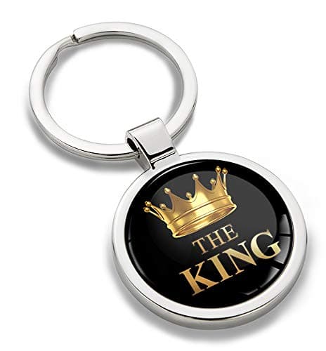 Image of 3D Metal The King Crown Keyring Key Chain Gift Men Women Keychain Giftbox KK 167