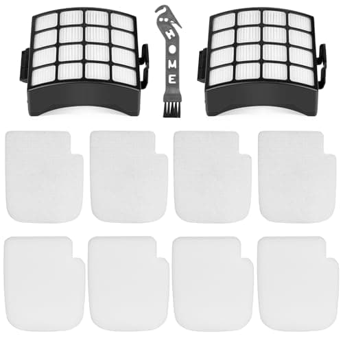 Image of Jollsung 2 Anti Allergen Filters and 4 Foam & 4 Felt AZ3000UKT Filters Replacement for Shark Stratos Pet Pro Anti Hair Wrap Plus Anti-Odour XL Upright Vacuum AZ3000UKT