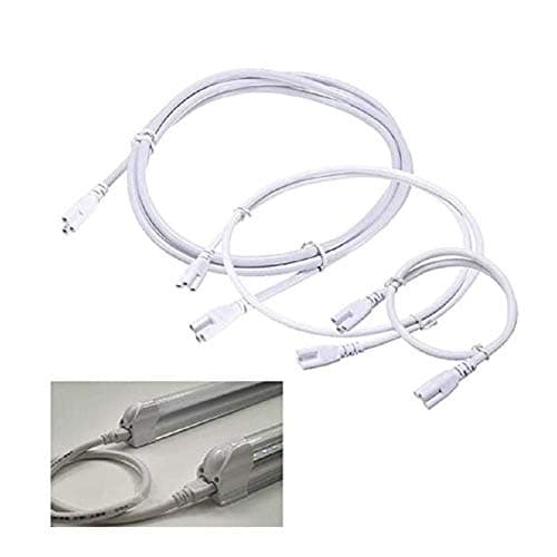 Image of 0.5/1/2M T5 T8 Connector Cable Cord Wire For Integrated Led Fluorescent Tube Light Bulb - 100Cm