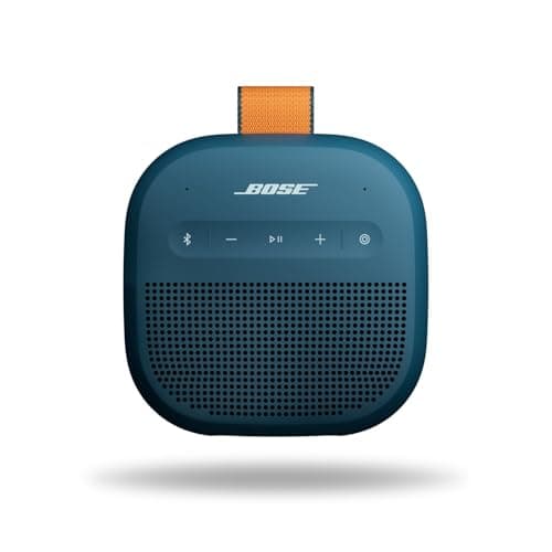 Image of Bose SoundLink Micro Portable Bluetooth Speaker (2nd Gen), Wireless Outdoor Speaker, Up to 12 hours Battery Life, Waterproof and Dustproof, Twilight Blue - Limited Edition