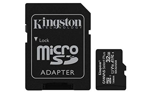 Image of Kingston Canvas Select Plus microSD Card SDCS2/32 GB-2P1A Class 10 (2 x cards, SD Adapter Included)