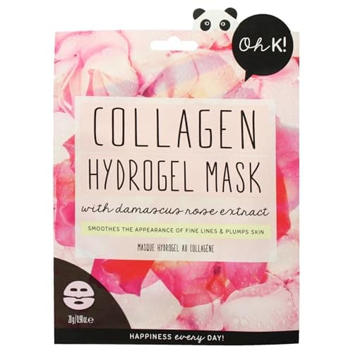 Image of Oh K! Collagen Hydrogel Sheet Mask, Plumping Effect, Fine Line Smoothing, For Vegan and Cruelty Free, 43g
