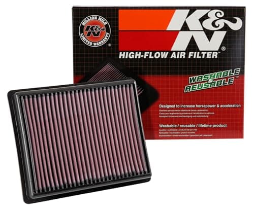 Image of K&N Engine Air Filter: High Performance, Premium, Washable, Replacement Filter: Compatible with 2014-2019 FIAT/OPEL/RENAULT/NISSAN (Talento II, Vivaro B, Trafic III, NV300), 33-3054