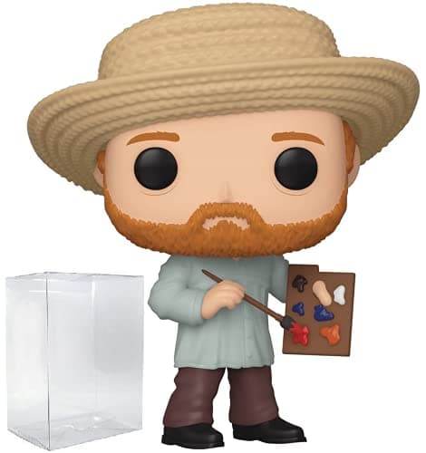 Image of POP Icons: Artists - Vincent Van Gogh Funko Vinyl Figure (Bundled with Compatible Box Protector Case), Multicolor, 3.75 inches