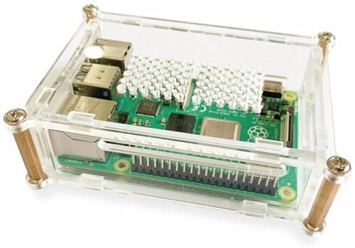 Image of Joy-it rb-casep4+01 SBC Case Suitable for Raspberry Pi Development Kits Transparent