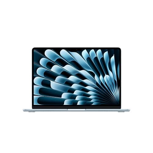 Image of Apple 2025 MacBook Air 13-inch Laptop with M4 chip: Built for Apple Intelligence, 13.6-inch Liquid Retina Display, 16GB Unified Memory, 256GB SSD Storage, 12MP Center Stage Camera, Touch ID; Sky Blue