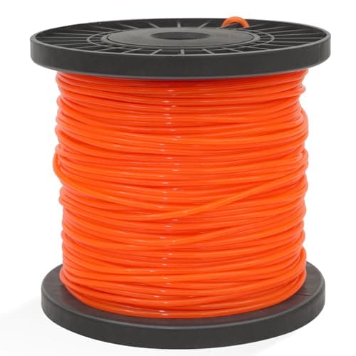 Image of Zeqeey Heavy Duty Grass Trimmer Line, 2.4mm x 100m Round Strimmer Line Wire Cord Rope Nylon String for Garden Weed Eater Strimmer & Electric Trimmers，0.095" - 328ft