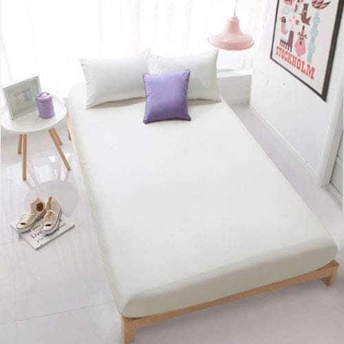 Image of LAWRANCE CAPRINO 100% Soft Brushed Cotton Thermal Flannel Fitted sheet in single double king Best Price Offer QualityFree EXPRESS P&P (CREAM, DOUBLE)