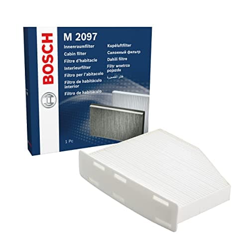 Image of Bosch M2097 Standard Cabin Filter, Replacement Filter - Filters Pollen and Dust for Cleaner Air Inside the Vehicle