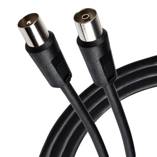 Image of Maplin TV Aerial Extension Cable 2M Coaxial Cable RF Male to RF Female