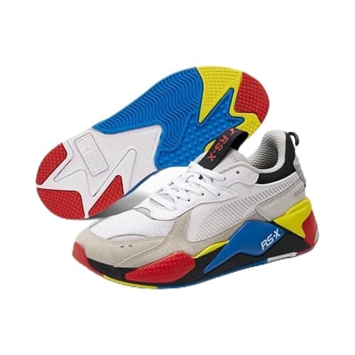 Image of Puma Men's Rs-x Sneaker (Puma White/Grey/Multi, us_Footwear_Size_System, Adult, Men, Numeric, Medium, Numeric_10_Point_5)