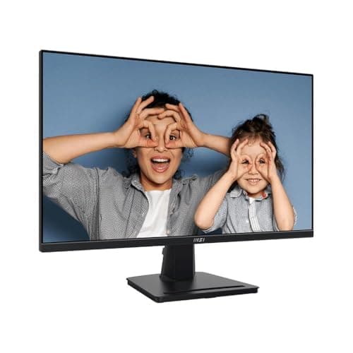 Image of MSI PRO MP275 27 Inch Full HD Office Monitor - 1920 x 1080 IPS Panel, 100 Hz, Eye-Friendly Screen, Built-in Speakers, Tilt-Adjustable - HDMI 1.4b, D-Sub (VGA)