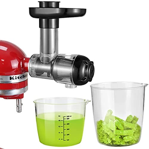 Image of Gdrtwwh Juicer Attachment for All KitchenAid Stand Mixer, Slow Juicer Citrus Juicer Accessories, Chew Juicer Attachment Vegetable and Fruit