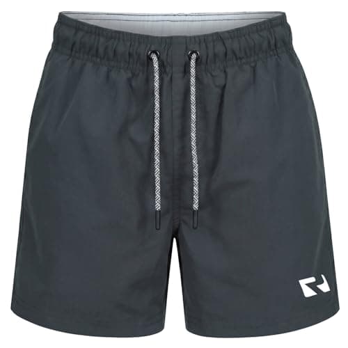 Image of RIPT Boys Swim Shorts Quick Dry Board Shorts with Mesh Lining Drawstring Waist UV 50 Sun Protection Surfing Swimming Trunks (Navy, 11-12 Years)