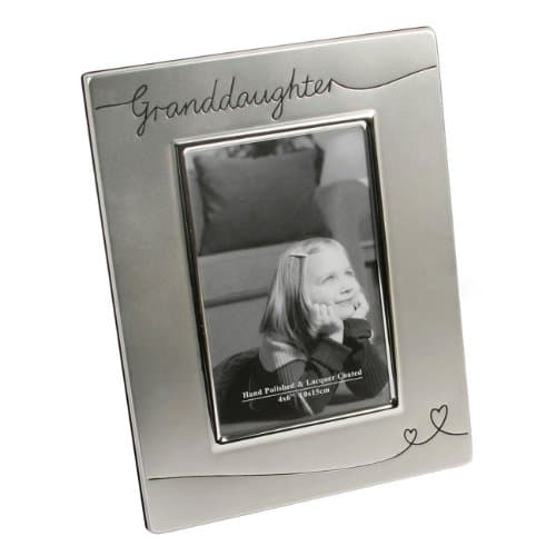 Image of Granddaughter Silver Plated Photo Frame